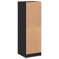 vidaXL Highboard mit Glastüren Schwarz 35x37x109 cm vidaXL Highboard mit Glastüren Schwarz 35x37x109 cm