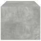 vidaXL Couchtisch mit Glastüren Betongrau 102x50x42 cm vidaXL Couchtisch mit Glastüren Betongrau 102x50x42 cm