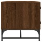 vidaXL Couchtisch mit Glastüren Braun Eichen-Optik 68,5x50x50 cm vidaXL Couchtisch mit Glastüren Braun Eichen-Optik 68,5x50x50 cm