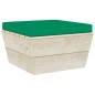 Garten-Paletten-Hocker mit Kissen Imprägniertes Fichtenholz Garten-Paletten-Hocker mit Kissen Imprägniertes Fichtenholz
