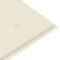 Stapelbare Gartenbank mit Auflage 128,5 cm Massivholz Teak Stapelbare Gartenbank mit Auflage 128,5 cm Massivholz Teak