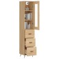 vidaXL Highboard Sonoma-Eiche 34,5x34x180 cm Holzwerkstoff vidaXL Highboard Sonoma-Eiche 34,5x34x180 cm Holzwerkstoff