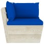 Garten-Palettensofa 4-Sitzer mit Kissen Fichtenholz Garten-Palettensofa 4-Sitzer mit Kissen Fichtenholz
