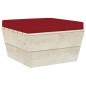 vidaXL Garten-Paletten-Hocker mit Kissen Imprägniertes Fichtenholz vidaXL Garten-Paletten-Hocker mit Kissen Imprägniertes Fichtenholz
