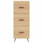 vidaXL Highboard Sonoma-Eiche 34,5x34x180 cm Holzwerkstoff vidaXL Highboard Sonoma-Eiche 34,5x34x180 cm Holzwerkstoff