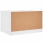 vidaXL Couchtisch mit Glastüren Weiß 68x50x42 cm vidaXL Couchtisch mit Glastüren Weiß 68x50x42 cm
