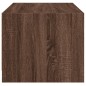 vidaXL Couchtisch mit Glastüren Braun Eichen-Optik 68x50x42 cm vidaXL Couchtisch mit Glastüren Braun Eichen-Optik 68x50x42 cm