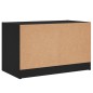 vidaXL TV-Schrank mit Glastüren Schwarz 68x37x42 cm vidaXL TV-Schrank mit Glastüren Schwarz 68x37x42 cm