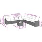 vidaXL 10-tlg. Garten-Sofagarnitur mit Kissen Schwarz Poly Rattan vidaXL 10-tlg. Garten-Sofagarnitur mit Kissen Schwarz Poly Rattan