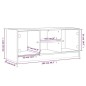 vidaXL TV-Schrank mit Glastüren Schwarz 102x37x42 cm vidaXL TV-Schrank mit Glastüren Schwarz 102x37x42 cm