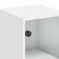 vidaXL Wandschrank mit Glastüren Weiß 35x37x68,5 cm vidaXL Wandschrank mit Glastüren Weiß 35x37x68,5 cm