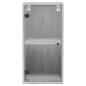 vidaXL Wandschrank mit Glastüren Grau Sonoma 35x37x68,5 cm vidaXL Wandschrank mit Glastüren Grau Sonoma 35x37x68,5 cm