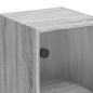 vidaXL Wandschrank mit Glastüren Grau Sonoma 35x37x68,5 cm vidaXL Wandschrank mit Glastüren Grau Sonoma 35x37x68,5 cm