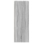 vidaXL Wandschrank mit Glastüren Grau Sonoma 35x37x100 cm vidaXL Wandschrank mit Glastüren Grau Sonoma 35x37x100 cm