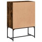 vidaXL Beistellschrank mit Glastüren Räuchereiche 69x37x100 cm vidaXL Beistellschrank mit Glastüren Räuchereiche 69x37x100 cm