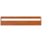 vidaXL Wand-Schuhregale 2 Stk. Wachsbraun 110x8,5x23,5 cm Massivholz vidaXL Wand-Schuhregale 2 Stk. Wachsbraun 110x8,5x23,5 cm Massivholz
