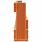 vidaXL Wand-Schuhregale 2 Stk. Wachsbraun 110x8,5x23,5 cm Massivholz vidaXL Wand-Schuhregale 2 Stk. Wachsbraun 110x8,5x23,5 cm Massivholz