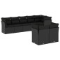 vidaXL 8-tlg. Garten-Sofagarnitur mit Kissen Schwarz Poly Rattan vidaXL 8-tlg. Garten-Sofagarnitur mit Kissen Schwarz Poly Rattan