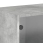 vidaXL Wandschränke mit Glastüren 2 Stk. Betongrau 68,5x37x35 cm vidaXL Wandschränke mit Glastüren 2 Stk. Betongrau 68,5x37x35 cm