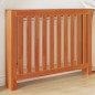 vidaXL Heizkörperverkleidung Wachsbraun 108,5x19x84cm Massivholz vidaXL Heizkörperverkleidung Wachsbraun 108,5x19x84cm Massivholz