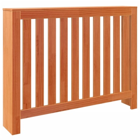 vidaXL Heizkörperverkleidung Wachsbraun 108,5x19x84cm Massivholz