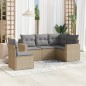 vidaXL 5-tlg. Garten-Sofagarnitur mit Kissen Beige Poly Rattan vidaXL 5-tlg. Garten-Sofagarnitur mit Kissen Beige Poly Rattan