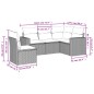 vidaXL 5-tlg. Garten-Sofagarnitur mit Kissen Beige Poly Rattan vidaXL 5-tlg. Garten-Sofagarnitur mit Kissen Beige Poly Rattan