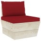 vidaXL Garten-Palettensofa 3-Sitzer mit Kissen Fichtenholz vidaXL Garten-Palettensofa 3-Sitzer mit Kissen Fichtenholz