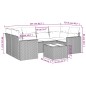 vidaXL 7-tlg. Garten-Sofagarnitur mit Kissen Beige Poly Rattan vidaXL 7-tlg. Garten-Sofagarnitur mit Kissen Beige Poly Rattan