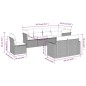 vidaXL 8-tlg. Garten-Sofagarnitur mit Kissen Schwarz Poly Rattan vidaXL 8-tlg. Garten-Sofagarnitur mit Kissen Schwarz Poly Rattan