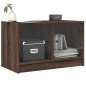 vidaXL TV-Schrank mit Glastüren Braun Eichen-Optik 68x37x42 cm vidaXL TV-Schrank mit Glastüren Braun Eichen-Optik 68x37x42 cm