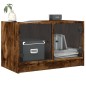 vidaXL TV-Schrank mit Glastüren Räuchereiche 68x37x42 cm vidaXL TV-Schrank mit Glastüren Räuchereiche 68x37x42 cm