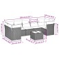 vidaXL 8-tlg. Garten-Sofagarnitur mit Kissen Beige Poly Rattan vidaXL 8-tlg. Garten-Sofagarnitur mit Kissen Beige Poly Rattan