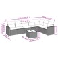 vidaXL 8-tlg. Garten-Sofagarnitur mit Kissen Schwarz Poly Rattan vidaXL 8-tlg. Garten-Sofagarnitur mit Kissen Schwarz Poly Rattan