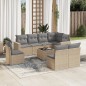 vidaXL 9-tlg. Garten-Sofagarnitur mit Kissen Beige Poly Rattan vidaXL 9-tlg. Garten-Sofagarnitur mit Kissen Beige Poly Rattan