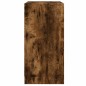 vidaXL Beistellschrank mit Glastüren Räuchereiche 68x37x75,5 cm vidaXL Beistellschrank mit Glastüren Räuchereiche 68x37x75,5 cm