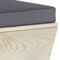 Garten-Palettensofa 3-Sitzer mit Kissen Fichtenholz Garten-Palettensofa 3-Sitzer mit Kissen Fichtenholz