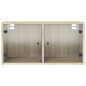 vidaXL Wandschrank mit Glastüren Sonoma-Eiche 68,5x37x35 cm vidaXL Wandschrank mit Glastüren Sonoma-Eiche 68,5x37x35 cm
