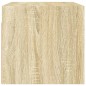 vidaXL Wandschrank mit Glastüren Sonoma-Eiche 68,5x37x35 cm vidaXL Wandschrank mit Glastüren Sonoma-Eiche 68,5x37x35 cm