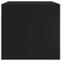 vidaXL Wandschrank mit Glastüren Schwarz 68,5x37x35 cm vidaXL Wandschrank mit Glastüren Schwarz 68,5x37x35 cm