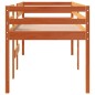 vidaXL Hochbett Wachsbraun 90x200 cm Massivholz Kiefer vidaXL Hochbett Wachsbraun 90x200 cm Massivholz Kiefer