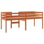 vidaXL Hochbett Wachsbraun 90x200 cm Massivholz Kiefer vidaXL Hochbett Wachsbraun 90x200 cm Massivholz Kiefer