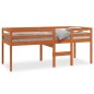 vidaXL Hochbett Wachsbraun 90x190 cm Massivholz Kiefer vidaXL Hochbett Wachsbraun 90x190 cm Massivholz Kiefer