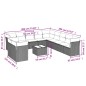 vidaXL 12-tlg. Garten-Sofagarnitur mit Kissen Beige Poly Rattan vidaXL 12-tlg. Garten-Sofagarnitur mit Kissen Beige Poly Rattan