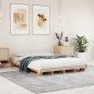 vidaXL Palettenbett Wachsbraun 140x200 cm Massivholz Kiefer vidaXL Palettenbett Wachsbraun 140x200 cm Massivholz Kiefer