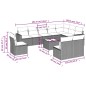 vidaXL 11-tlg. Garten-Sofagarnitur mit Kissen Beige Poly Rattan vidaXL 11-tlg. Garten-Sofagarnitur mit Kissen Beige Poly Rattan