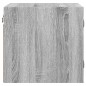 vidaXL Nachttische mit Glastüren 2 Stk. Grau Sonoma 35x37x35 cm vidaXL Nachttische mit Glastüren 2 Stk. Grau Sonoma 35x37x35 cm
