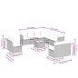 vidaXL 12-tlg. Garten-Sofagarnitur mit Kissen Schwarz Poly Rattan vidaXL 12-tlg. Garten-Sofagarnitur mit Kissen Schwarz Poly Rattan