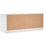 vidaXL TV-Schrank mit Glastüren Weiß 102x37x42 cm vidaXL TV-Schrank mit Glastüren Weiß 102x37x42 cm