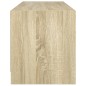 vidaXL TV-Schrank mit Glastüren Sonoma-Eiche 102x37x42 cm vidaXL TV-Schrank mit Glastüren Sonoma-Eiche 102x37x42 cm